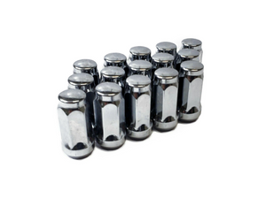 20-Piece Set | 1.78” Tall | Chrome | 12x1.75 Thread | 3/4” Hex Drive | Bulge Acorn | Wheel Lug Nuts