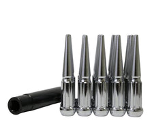 Load image into Gallery viewer, 24PC 14X1.5 SPLINE SPIKE LUG NUTS 4.5&quot; + KEY [FIT: CHEVROLET]
