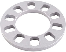 Load image into Gallery viewer, 4 Wheel Spacers 5mm (3/16&quot;) Universal Fits 5x100 5x108 5x112 5x114.3 5x115 5x120
