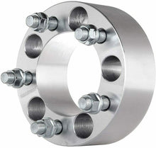 Load image into Gallery viewer, 2 Wheel Spacers Adapters 5x5 (5x127) 2&quot; Inch Thick 1/2-20 Studs 78mm Center Bore
