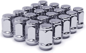 20 Short Chrome Lug Nuts 14x1.5 For 2010 & Newer Chevy Camaro SS 1LE ZL1 LT LS