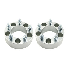 Load image into Gallery viewer, 2 Wheel Spacers 5x4.75 Adapters 2&quot; Thick 12x1.5 Studs For Chevy Camaro Corvette
