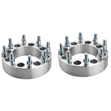 Load image into Gallery viewer, 2 Wheel Spacers Adapters 1.5&quot; 8x6.5 For 1987-1998 Ford F-250 F-350 9/16&quot;-18 Studs
