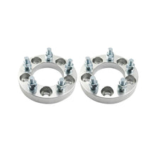 Load image into Gallery viewer, 2 Wheel Spacers 5x4.75 Adapters 1&quot; Thick 12x1.5 Studs For Chevy Camaro Corvette

