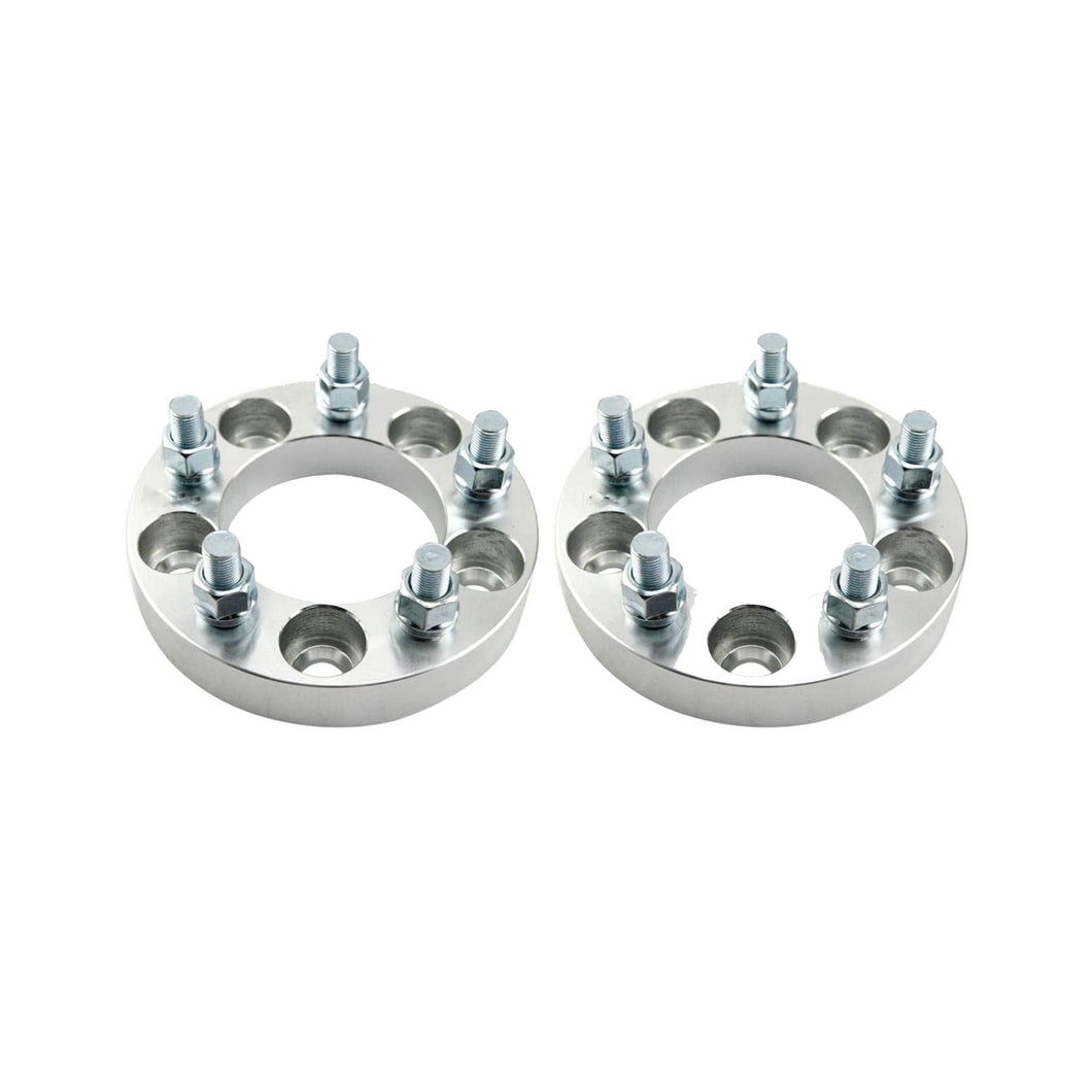 2 Wheel Spacers Adapters 5x5.5 For Jeep CJ 108mm Center Bore 1/2-20 Studs 1.25
