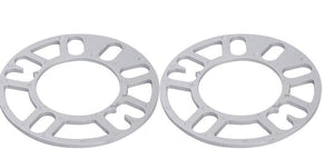 2 Wheel Spacers 8mm Universal For 5x100 5x108 5x112 5x114.3 5x115 5x120 5x130