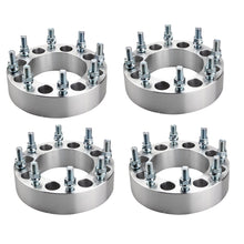 Load image into Gallery viewer, 4Pc 8X6.5 (8x165.1) Wheel Adapters Spacers 1.5&quot; For Chevy C20 C30 K20 K30 9/16&quot;-18
