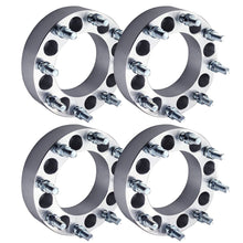 Load image into Gallery viewer, 4 Wheel Spacers Adapters 1.5&quot; 8x6.5 For 1987-1998 Ford F-250 F-350 9/16&quot;-18 Studs

