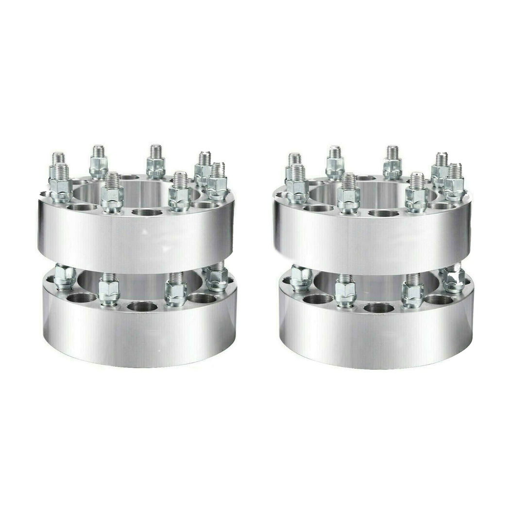 4 Wheel Spacers Adapters 8x6.5 (8x165.1) 2