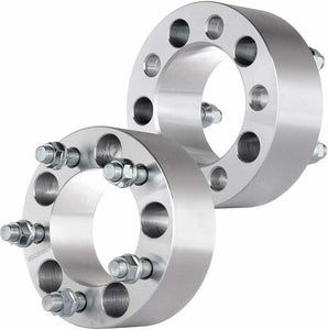 2 Wheel Spacers Adapters 5x5 (5x127) 2" Inch Thick 1/2-20 Studs 78mm Center Bore