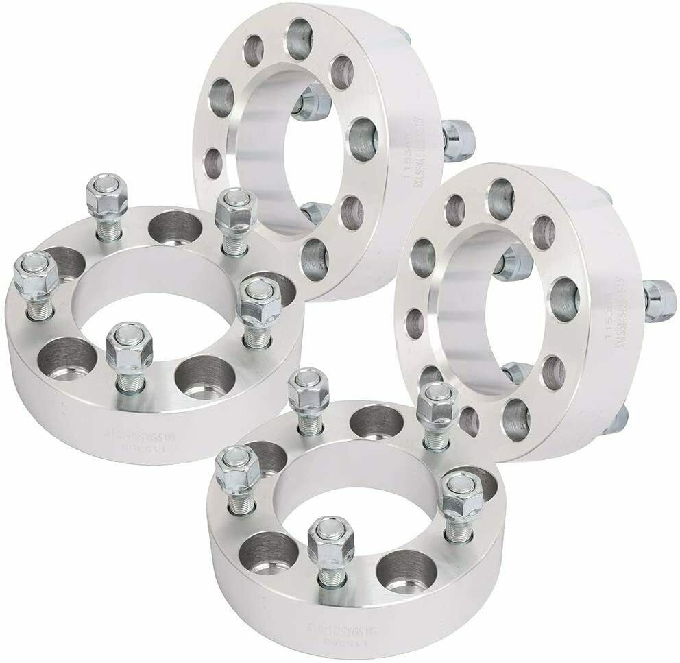4 Wheel Spacers Adapters 5x5.5 (5x139.7) For Ford F-100 F-150 E-150 Bronco 1.5