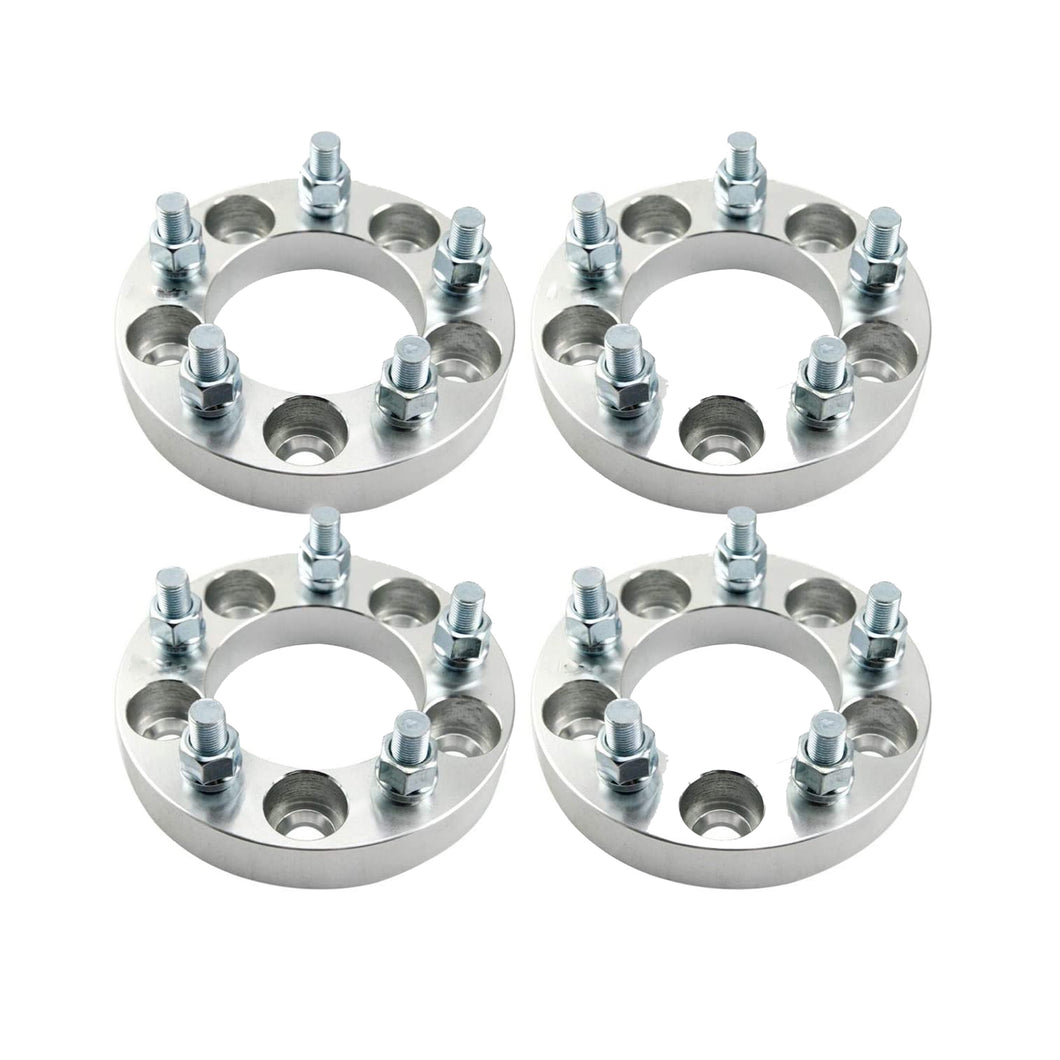 4 Wheel Spacers Adapters 5x5.5 For Jeep CJ 108mm Center Bore 1/2-20 Studs 1.25