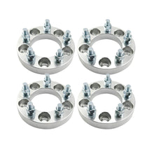 Load image into Gallery viewer, 4Pc 5x4.25 (5x108) Wheel Spacers For Ford Focus Fusion 1&quot; Thick 12x1.5 Studs
