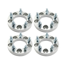 Load image into Gallery viewer, 4Pc 5x108 To 5x114.3 Wheel Adapters For Ford Focus Fusion 1&quot; Thick 12x1.5 Studs
