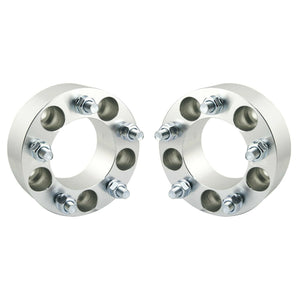 2 Wheel Spacers 5x4.75 Adapters 2" Thick 12x1.5 Studs For Chevy Camaro Corvette