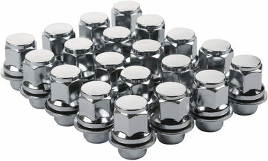 20 OEM Factory Lug Nuts Chrome For Toyota Lexus 12x1.5 Fits Mag Seat Wheels