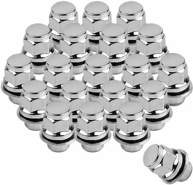 24Pc Chrome 12x1.25 Mag Factory Style Lug Nuts Fits Nissan Infiniti OEM Wheels