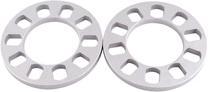 4 Wheel Spacers 5mm (3/16") Universal Fits 5x100 5x108 5x112 5x114.3 5x115 5x120