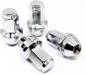 24 Chrome 14x2.0 OEM Factory Style Lug Nuts For 2004-2014 Ford F-150 Expedition