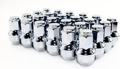 24 Chrome 14x2.0 OEM Factory Style Lug Nuts For 2004-2014 Ford F-150 Expedition