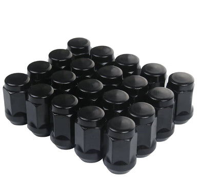 20 Black Lug Nuts 14x1.5 For 2015 & Newer Ford Mustang GT Premium EcoBoost Cobra