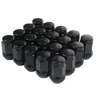 20 Short Black Lug Nuts 14x1.5 For 2010 & Newer Chevy Camaro SS 1LE ZL1 LT LS