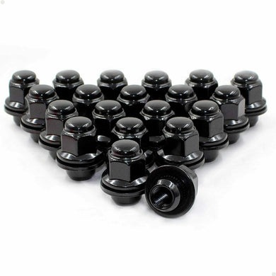 20Pc Black 12x1.25 Mag Factory Style Lug Nuts Fits Nissan Infiniti OEM Wheels