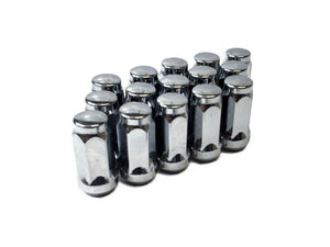 20 Chrome Bulge Acorn Lug Nuts M14x1.5 Cone Seat For Aftermarket Wheels 1.75"