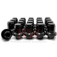 Load image into Gallery viewer, 20 Black Toyota OEM Factory Style Mag Lug Nuts M14x1.5 Tundra Land Cruiser Sequoia LX570
