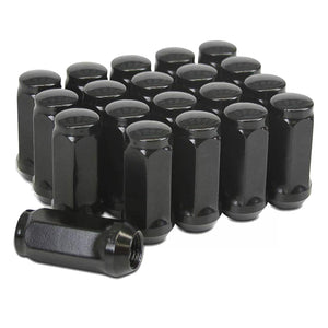 32 Black Bulge Acorn Lug Nuts 2" XL 1999-2002 Ford F-250 F-350 Excursion 14x2.0