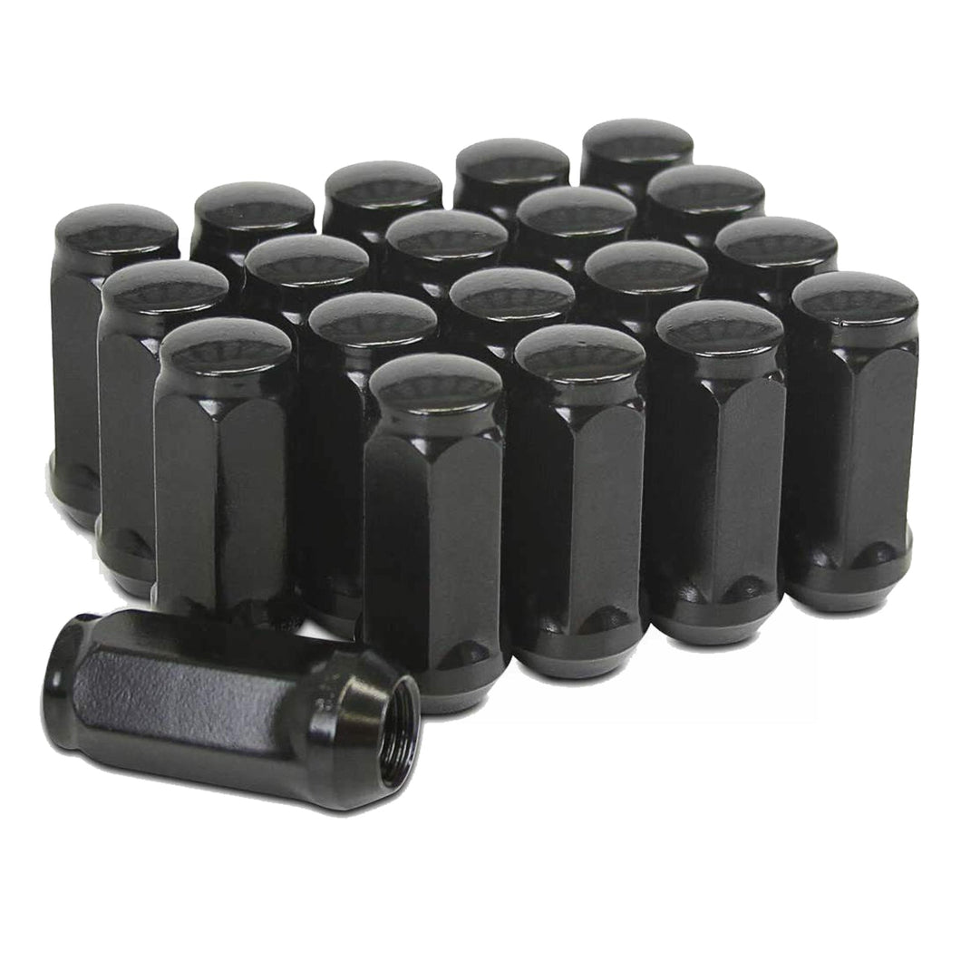 32 Black Bulge Acorn Lug Nuts 2