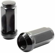 Load image into Gallery viewer, 20 Black Bulge Acorn Lug Nuts M14x1.5 Cone Seat For Aftermarket Wheels 1.75&quot;
